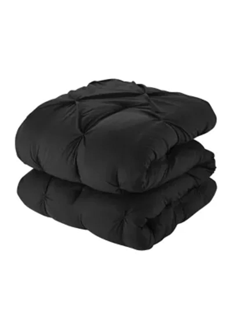 8 Piece Bed A Bag Pintuck Comforter Sheet Skirt Sham Set