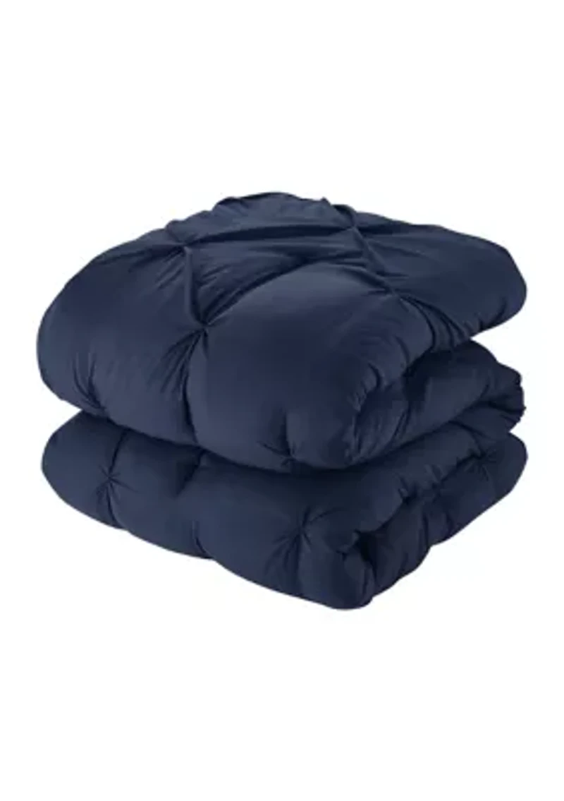 8 Piece Bed A Bag Pintuck Comforter Sheet Skirt Sham Set