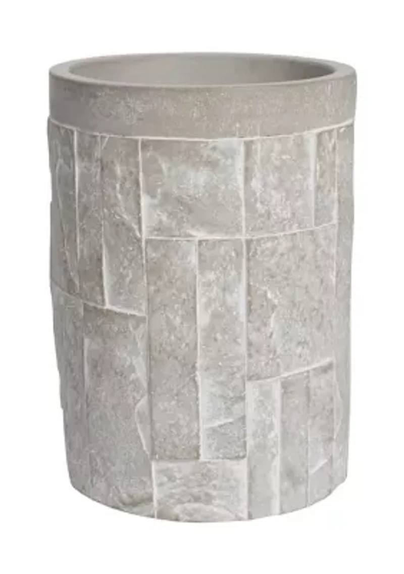 Avalon Concrete Bath Accessory Collection 4 Piece Bathroom Set