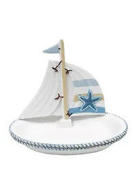 Beach Life Bath Accessory Collection 4 Piece Bathroom Set