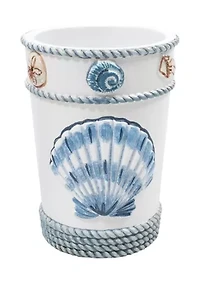 Beach Life Bath Accessory Collection 4 Piece Bathroom Set