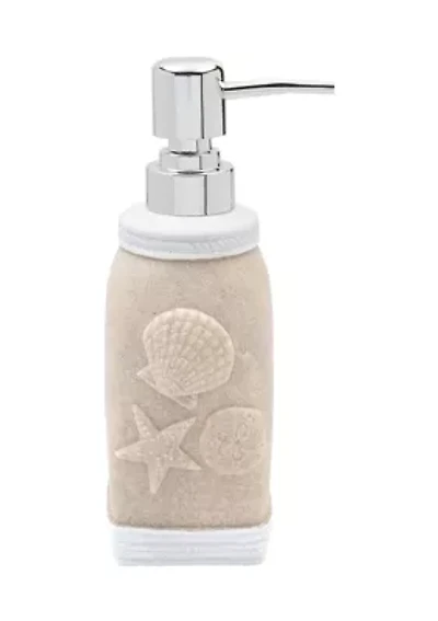 Coastal Shell Bath Accessory Collection Bathroom Lotion/Soap Pump
