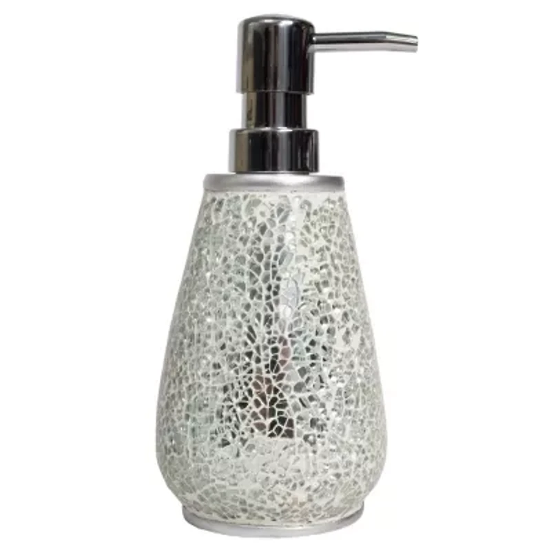 Glamour Bath Accessory Collection Poly Resin Bathroom Lotion/Soap Dispenser