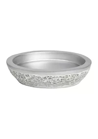 Glamour Bath Accessory Collection Poly Resin Bathroom Soap Dish