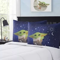 Baby Yoda Grogu Reversible 20" x 26" Bed Pillow 2 Pack