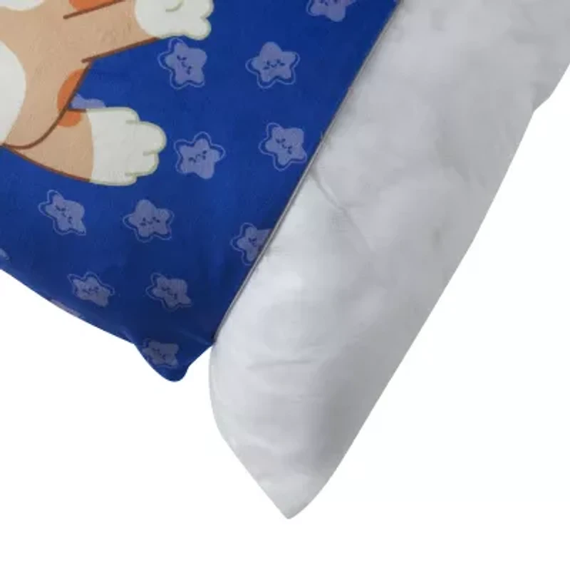 Bluey and Bingo Reversible 20" x 26" Bed Pillow
