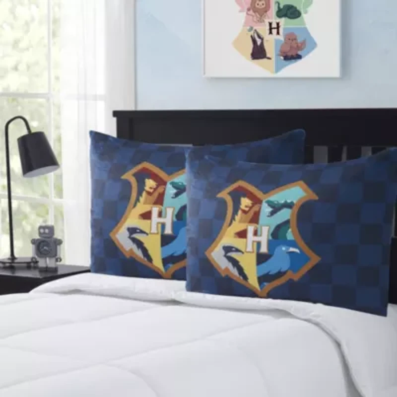 Hogwarts Harry Potter Reversible 20" x 26" Bed Pillow 2 Pack