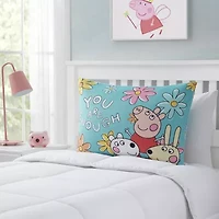 Peppa Pig Reversible 20" x 26" Bed Pillow