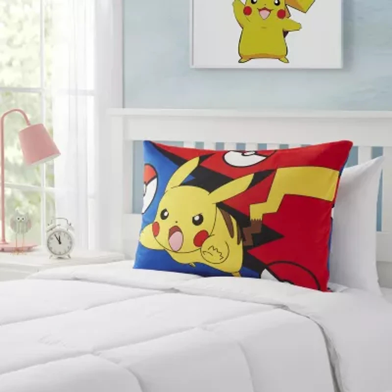 Pikachu Reversible 20" x 26" Bed Pillow
