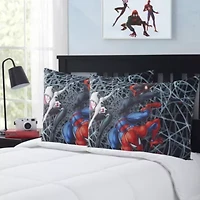 Spiderman Spidey Friends Reversible 20" x 26" Bed Pillow 2 Pack