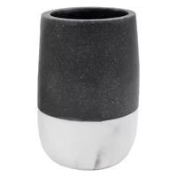 Marbleized Bath Accessory Collection Bathroom Tumbler