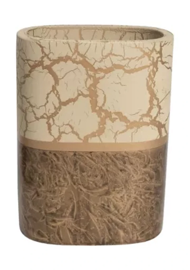 Parker Poly Resin Bath Accessory Collection 4 Piece Bathroom Set