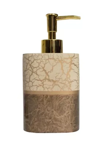 Parker Bath Accessory Collection Poly Resin Bathroom Lotion/Soap Dispenser