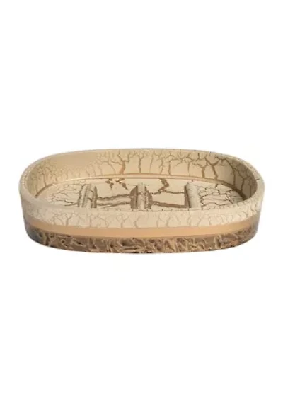 Parker Bath Accessory Collection Poly Resin Bathroom Soap Dish