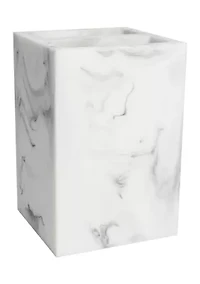 Plaza Poly Resin Bath Accessory Collection 4 Piece Bathroom Set