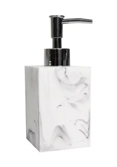 Plaza Bath Accessory Collection Poly Resin Bathroom Lotion/Soap Dispenser