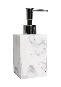 Plaza Bath Accessory Collection Poly Resin Bathroom Lotion/Soap Dispenser