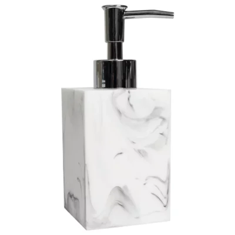Plaza Bath Accessory Collection Poly Resin Bathroom Lotion/Soap Dispenser