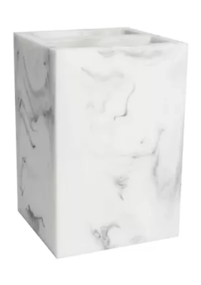 Plaza Bath Accessory Collection Poly Resin Bathroom Toothbrush Holder