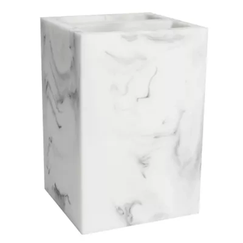 Plaza Bath Accessory Collection Poly Resin Bathroom Toothbrush Holder