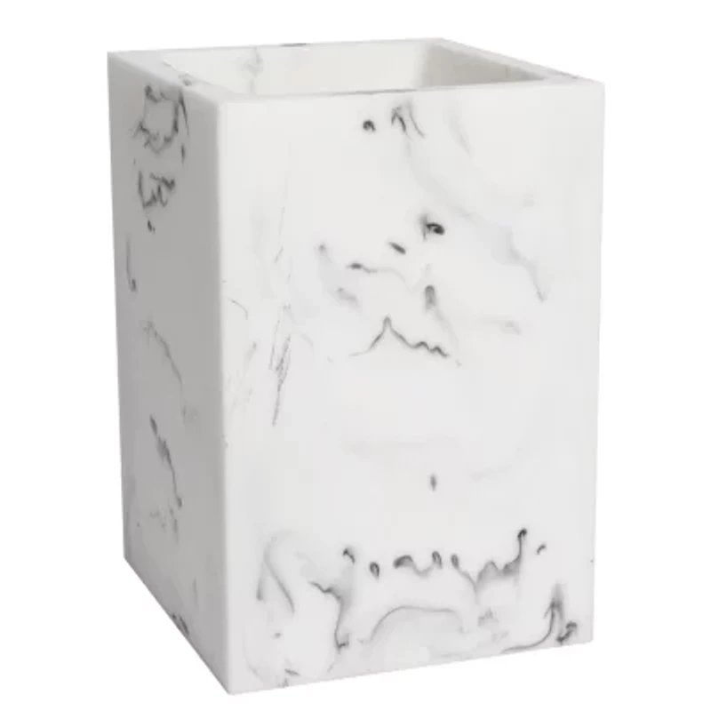 Plaza Bath Accessory Collection Poly Resin Bathroom Tumbler