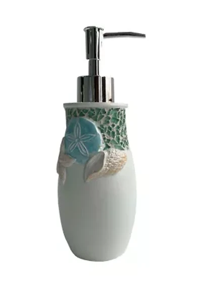 Seascape Bath Accessory Collection Bathroom Lotion/Soap Dispenser