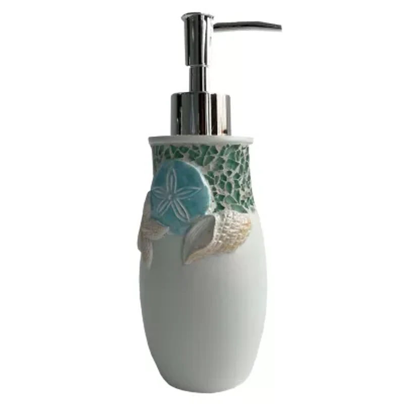 Seascape Bath Accessory Collection Bathroom Lotion/Soap Dispenser