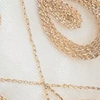 Popular Bath Seraphina Bathroom 3 Piece Towel Set- Beige/Gold