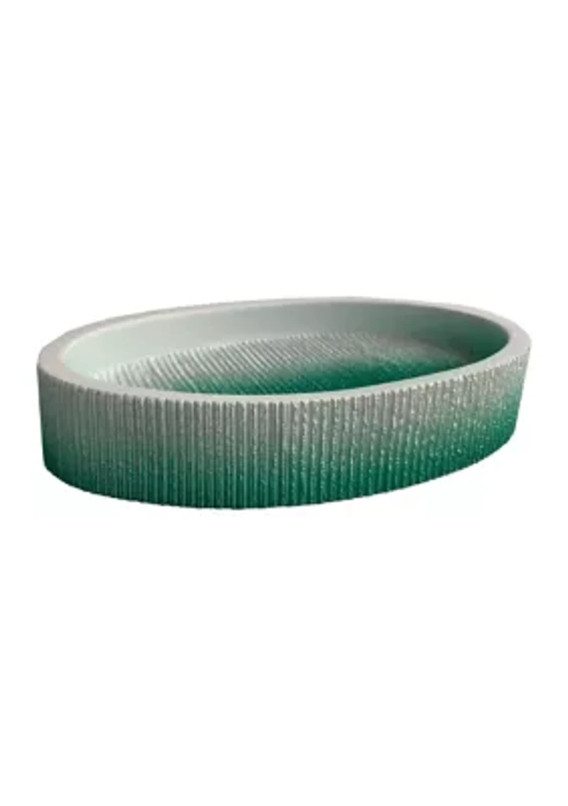 Urbana Green Bath Accessory Collection Bathroom Soap Dish