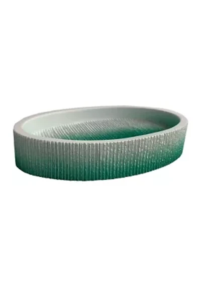 Urbana Green Bath Accessory Collection Bathroom Soap Dish