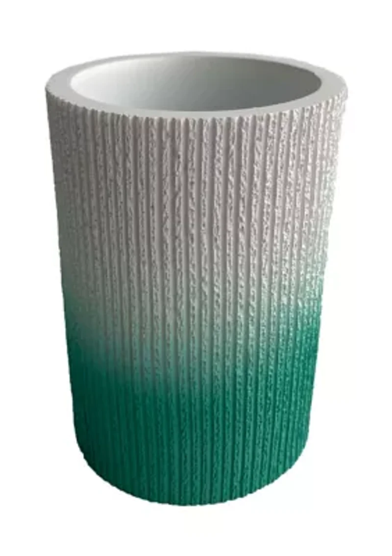 Urbana Green Bath Accessory Collection Bathroom Tumbler