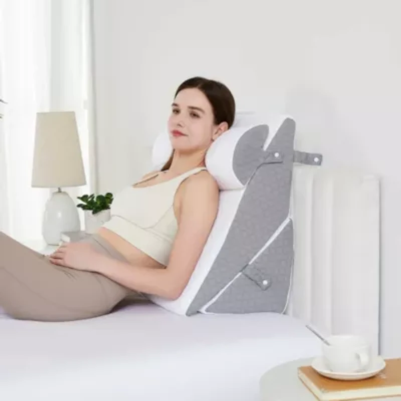 Sweet Home Collection 3 Piece Bed Wedge Pillow Set 22" x 22" x 12"