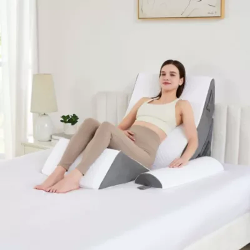 Sweet Home Collection 4 Piece Bed Wedge Pillow Set 27" x 24" x 6"