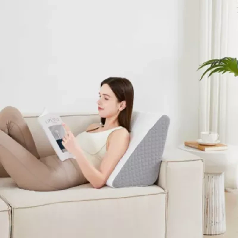 Sweet Home Collection Knee Elevation Bed Wedge Pillow 24" x 19" x 8"
