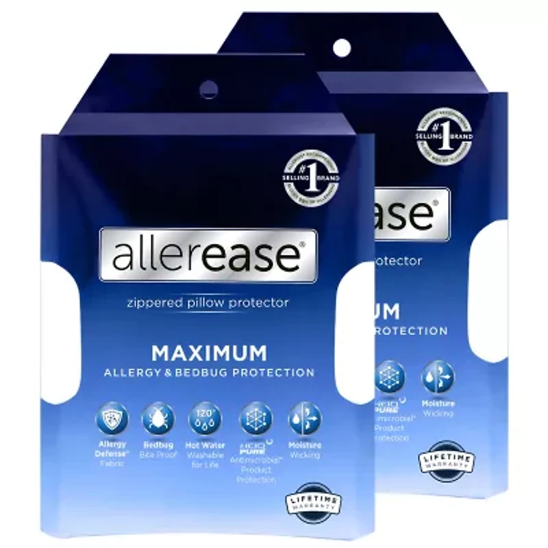 Allerease Maximum 2pk Pillow Cover