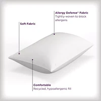 AllerEase Total Allergy Defense Machine Washable Bed Pillow