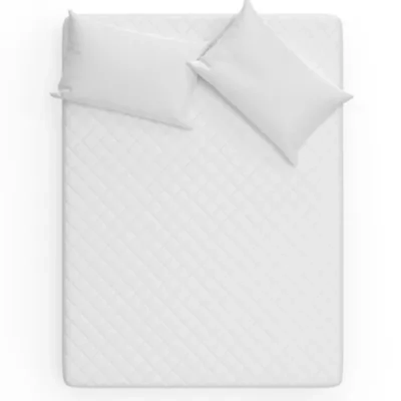 Sealy Luxury 100% Cotton Soft Top Layer, High Loft Comfort Fitted Mattress Pad