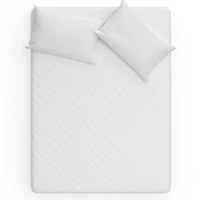 Sealy Luxury 100% Cotton Soft Top Layer, High Loft Comfort Fitted Mattress Pad