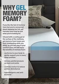 4.5 Inch Textured Gel Memory Foam and Fiber Topper