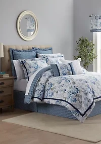Blushing Blooms 4 Piece Comforter Set