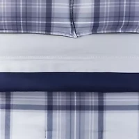 Simply Clean Scott Plaid Antimicrobial Comforter Set