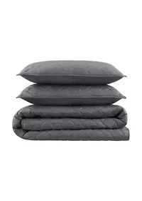 Simply Comfort Solid Quilt Set