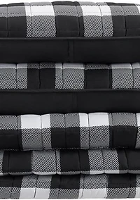 Simply Comfort Alex Buffalo Check Plaid Printed Quilt Set