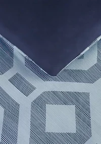 Simply Clean Skyler Textured Geometric Antimicrobial Complete Bedding Set with Sheets