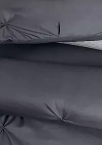 Simply Clean Antimicrobial Pleated Comforter Set