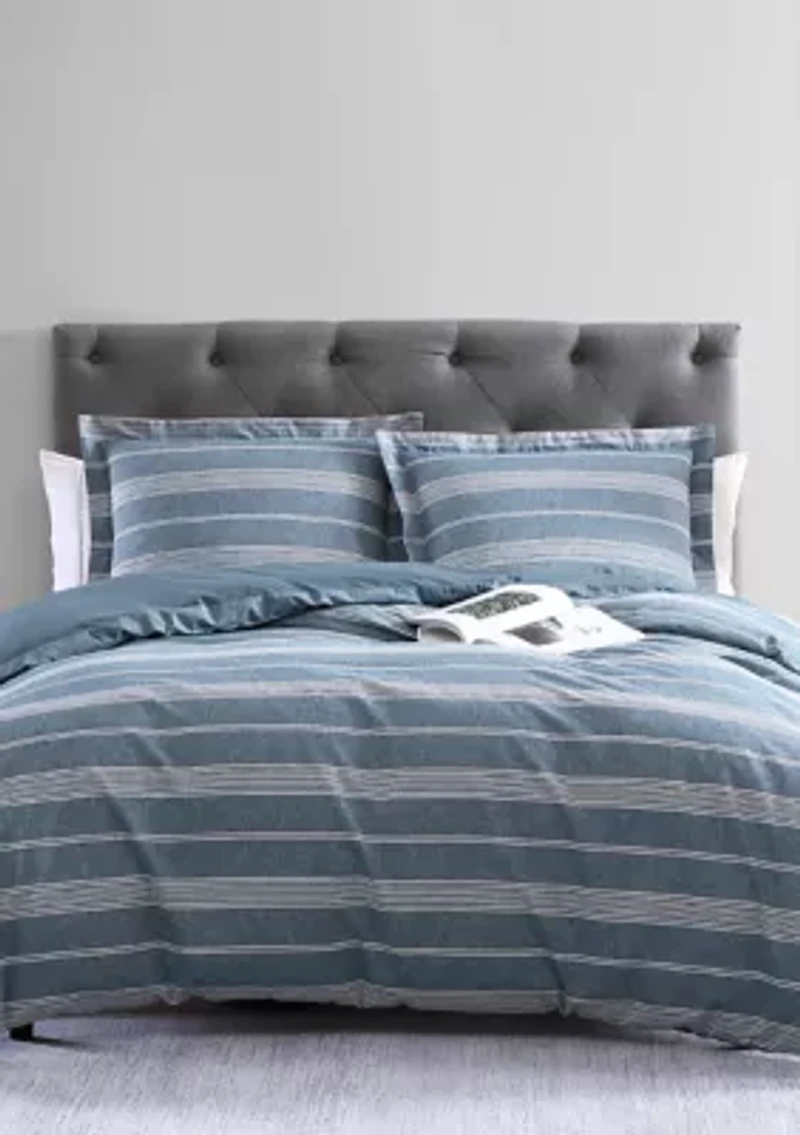 Sedona Stripe 3-Piece Duvet Cover Set