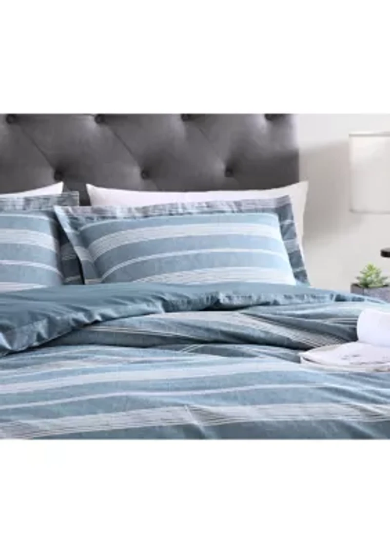 Sedona Stripe 3-Piece Duvet Cover Set