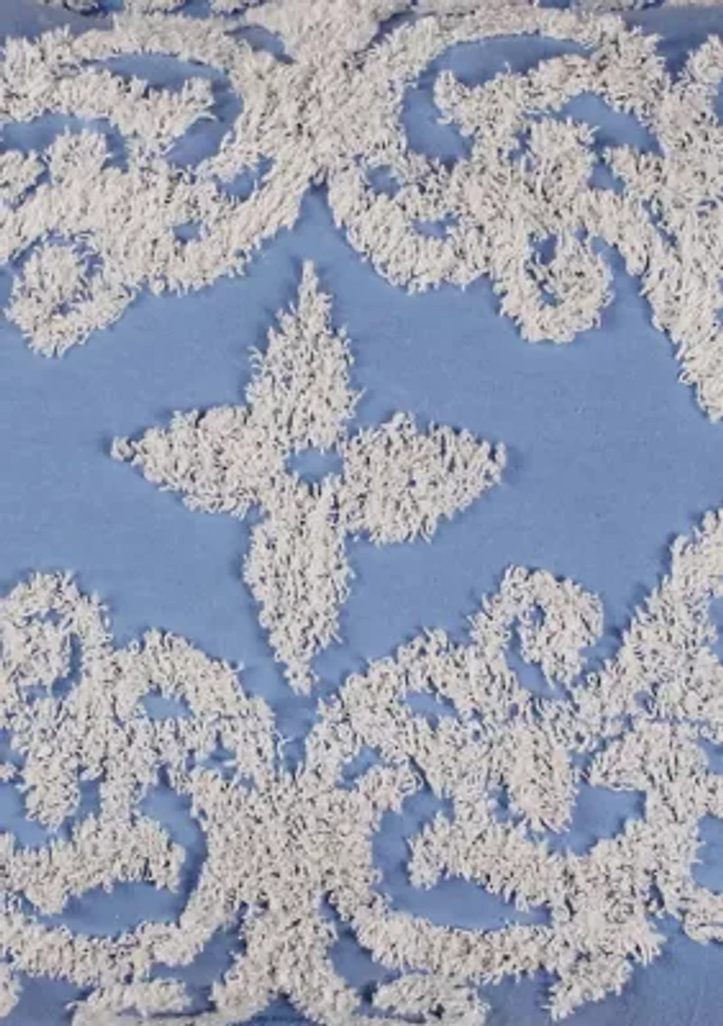Florence Collection Medallion Design 100% Cotton Tufted Unique Luxurious Bedspread