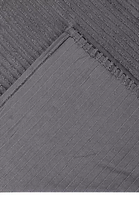 Jullian Collection Bold Stripes Design 100% Cotton Tufted Unique Luxurious Bedspread