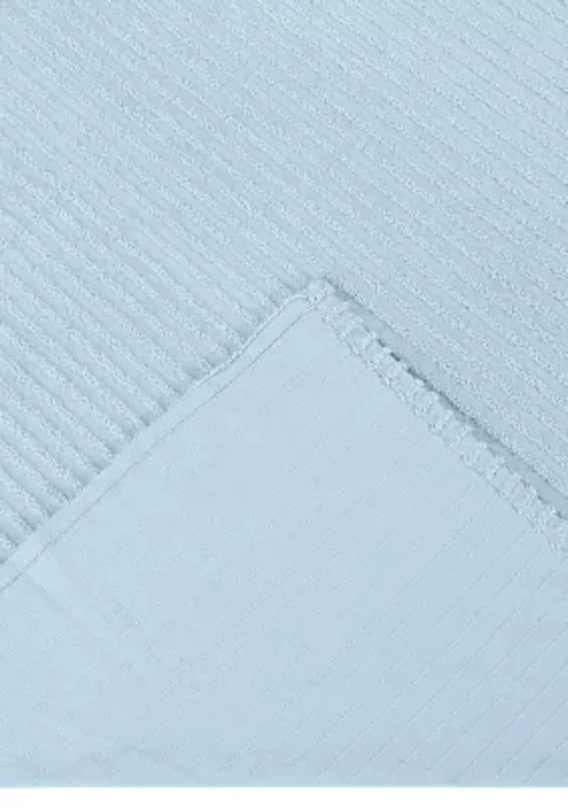 Jullian Collection Bold Stripes Design 100% Cotton Tufted Unique Luxurious Bedspread